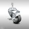 Service Caster 3.5 Inch SS Thermoplastic Rubber Swivel 10mm Threaded Stem Caster with Brake SCC-SSTS20S3514-TPRB-TLB-M1015 - alternate 1